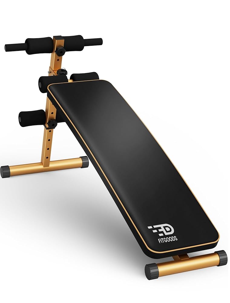 Amazon.com : FitGoods Sit Up Bench, Adjustable Workout Bench